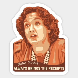 Katie Porter Portrait and Quote Sticker